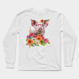 Fancy Glasses B Long Sleeve T-Shirt